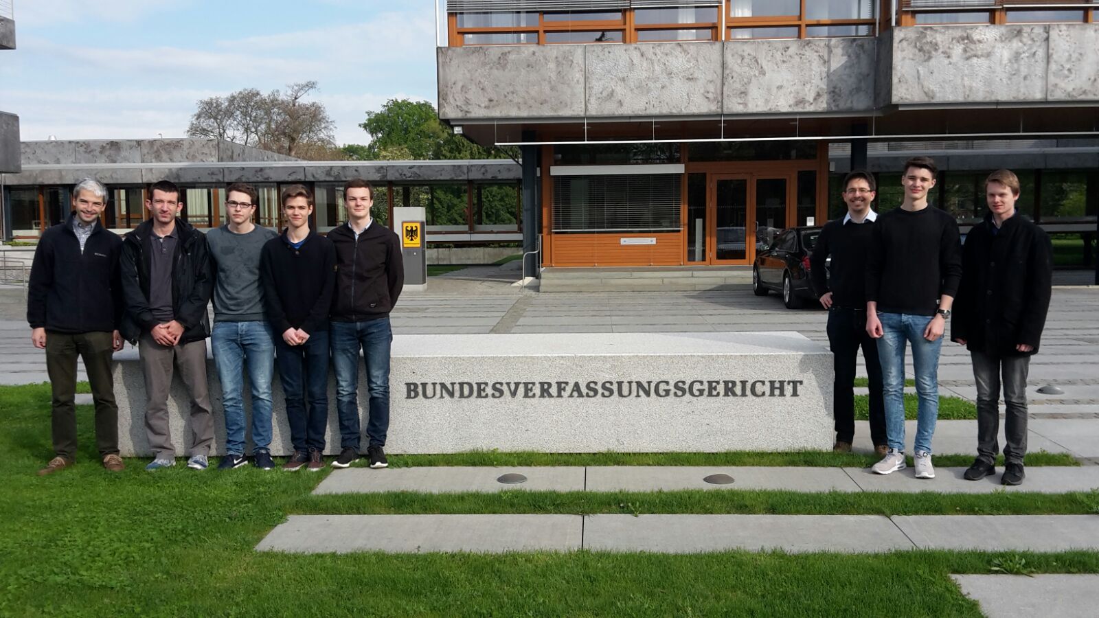 Sch&uuml;ler am Bundesverfassungsgericht