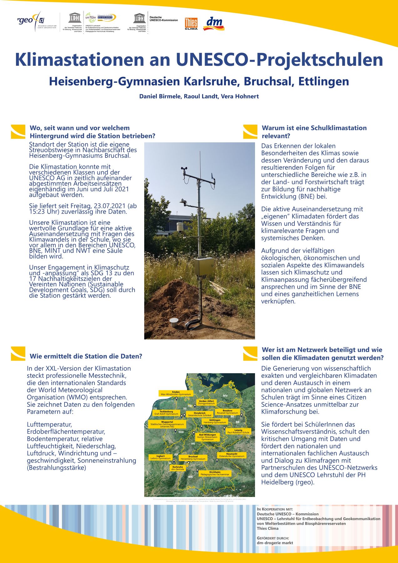 Poster Klimastation HBG Bruchsal